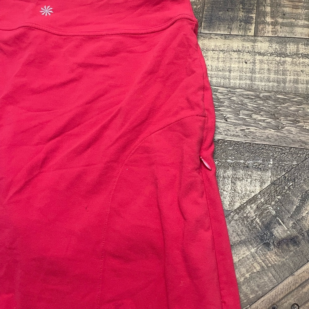 Women’s Red Knit Skort Shorts - Picture 6 of 8